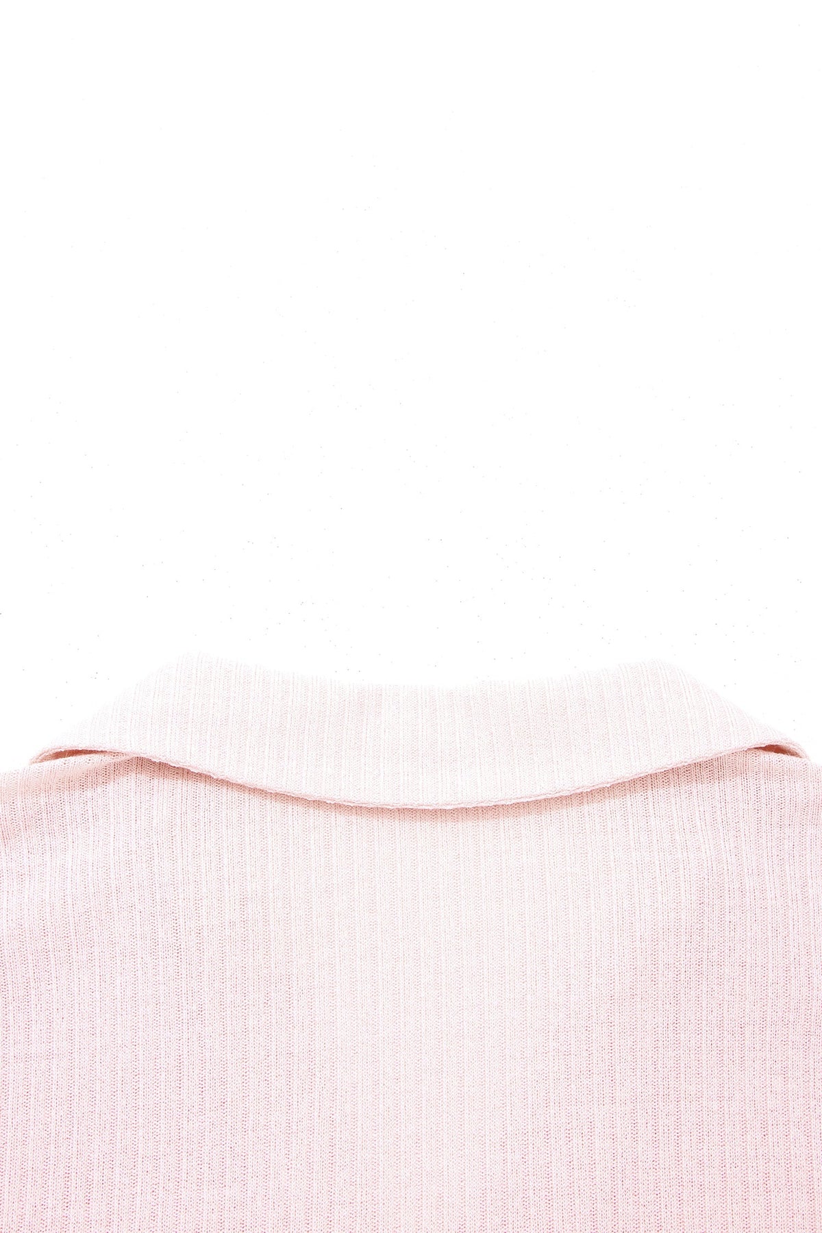 Threaded Pear Marley Light Collared Ribbed Tee
