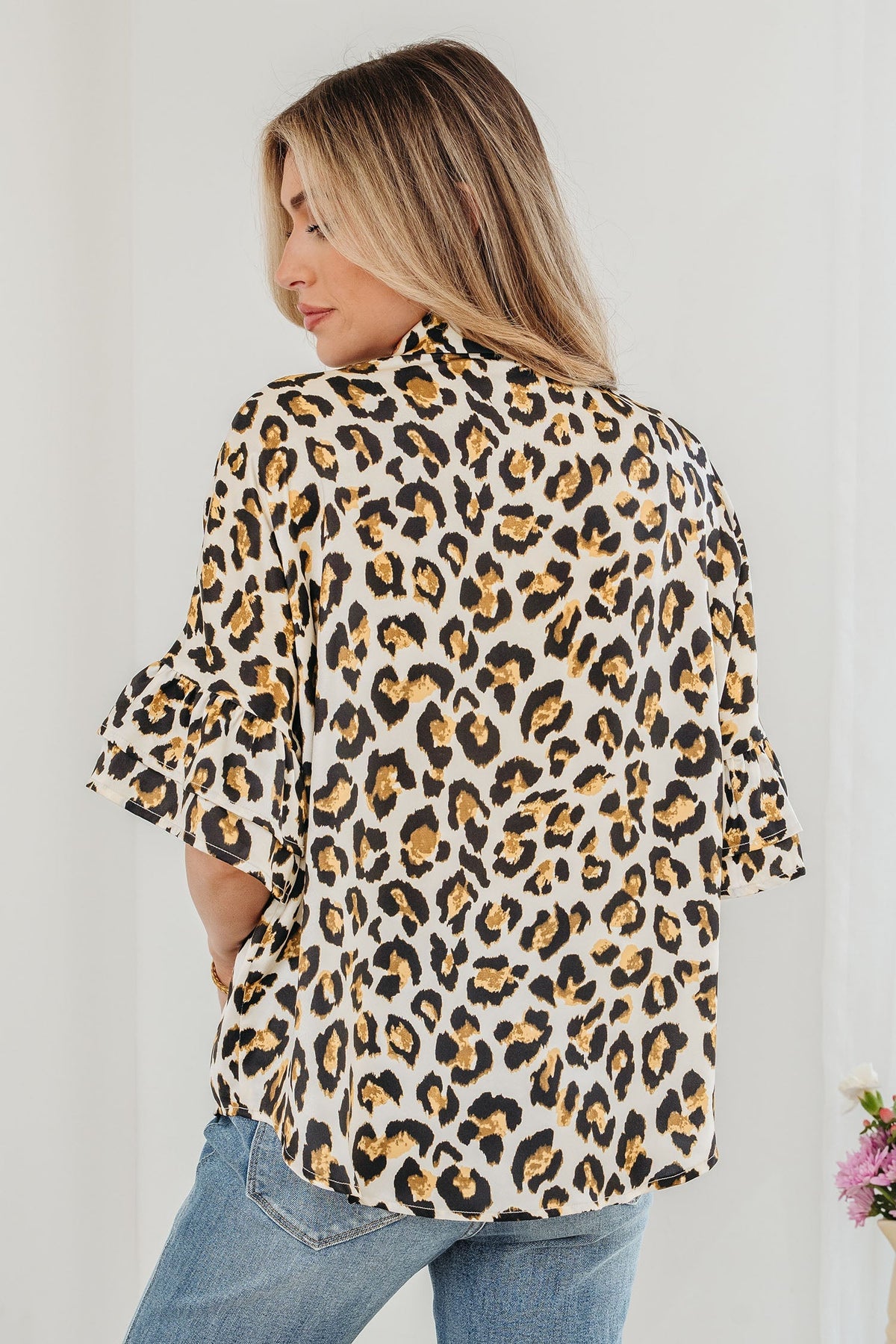 Threaded Pear Penny 4 Sleeve Loose Shirt