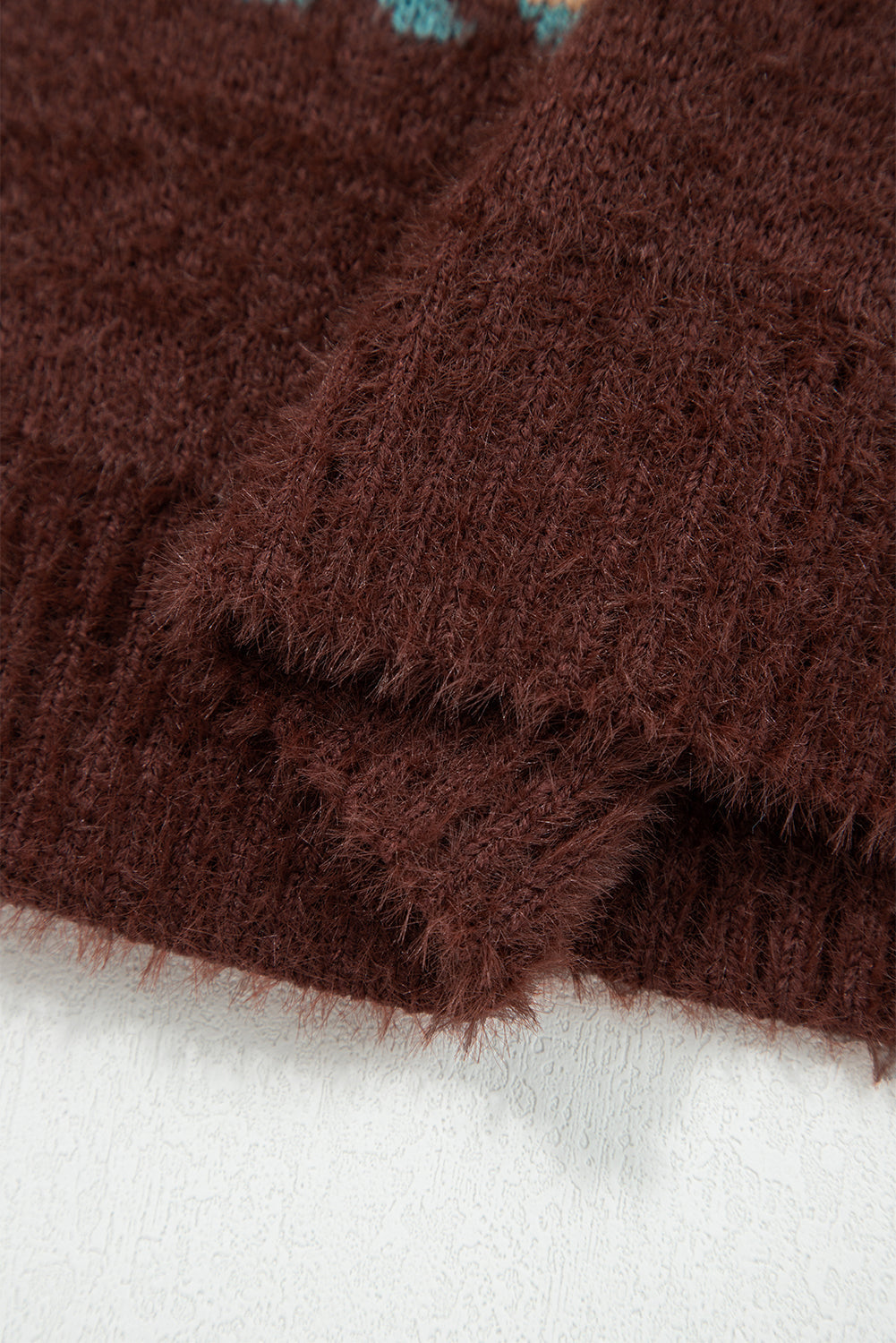 Threaded Pear Madison Knitted Drop Shoulder Sweater