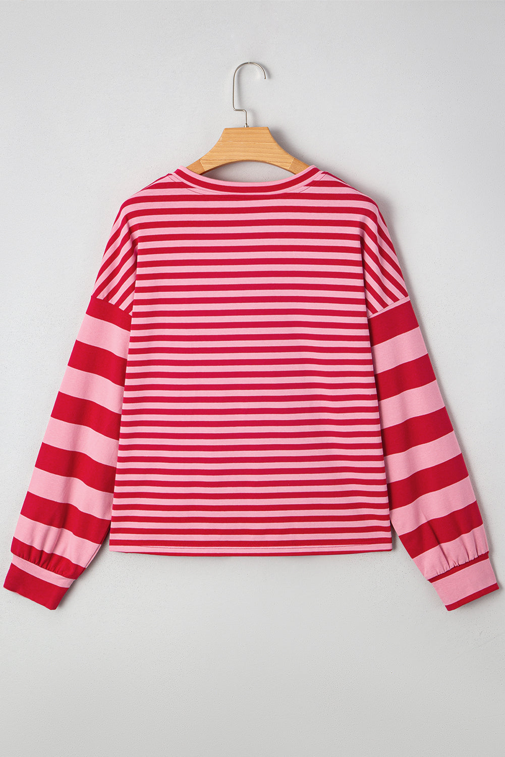 Threaded Pear Annika Shoulder Patchwork Sleeve Pullover