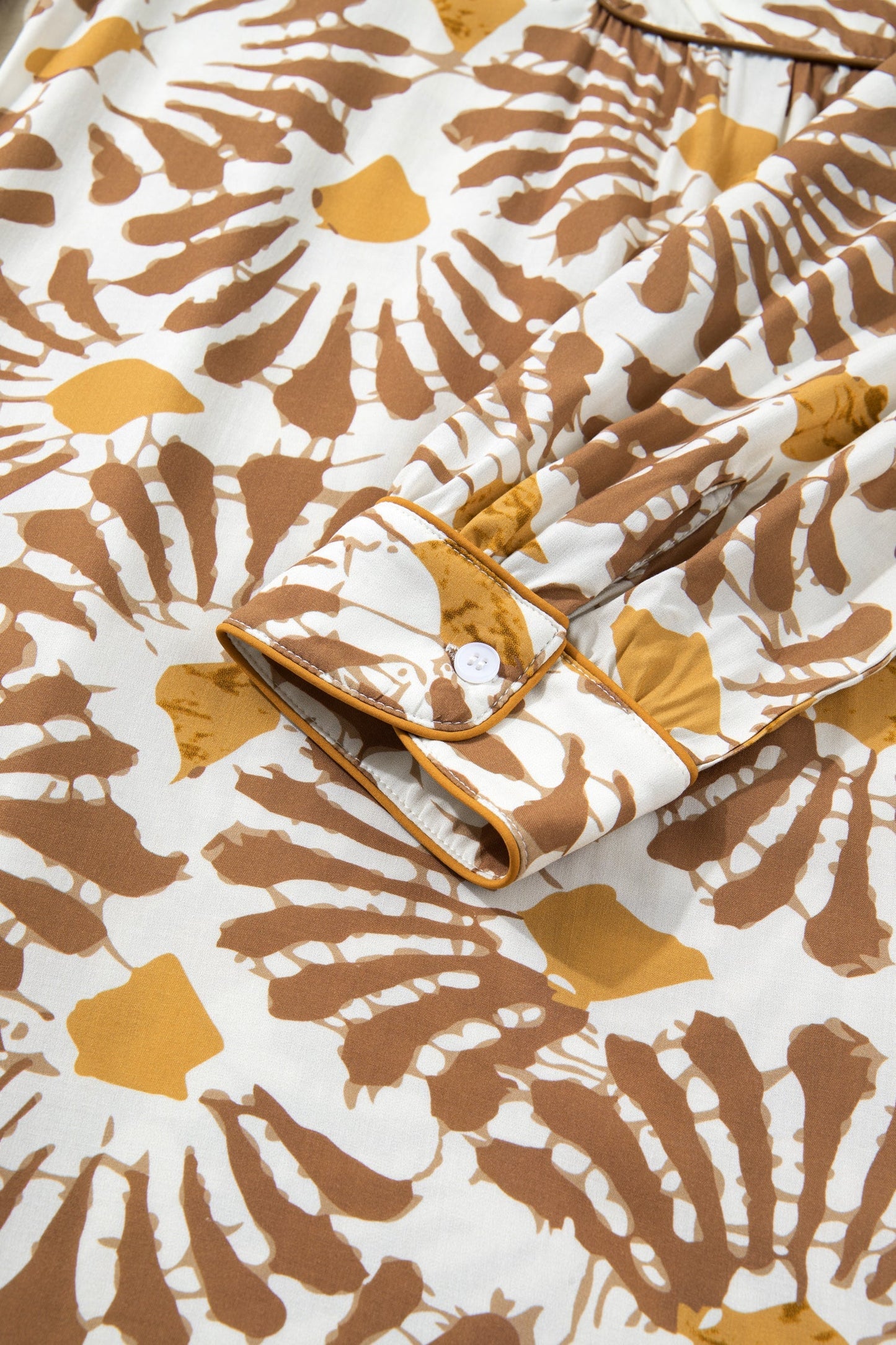 Threaded Pear Lorelai Print Loose Long PLUS Dress