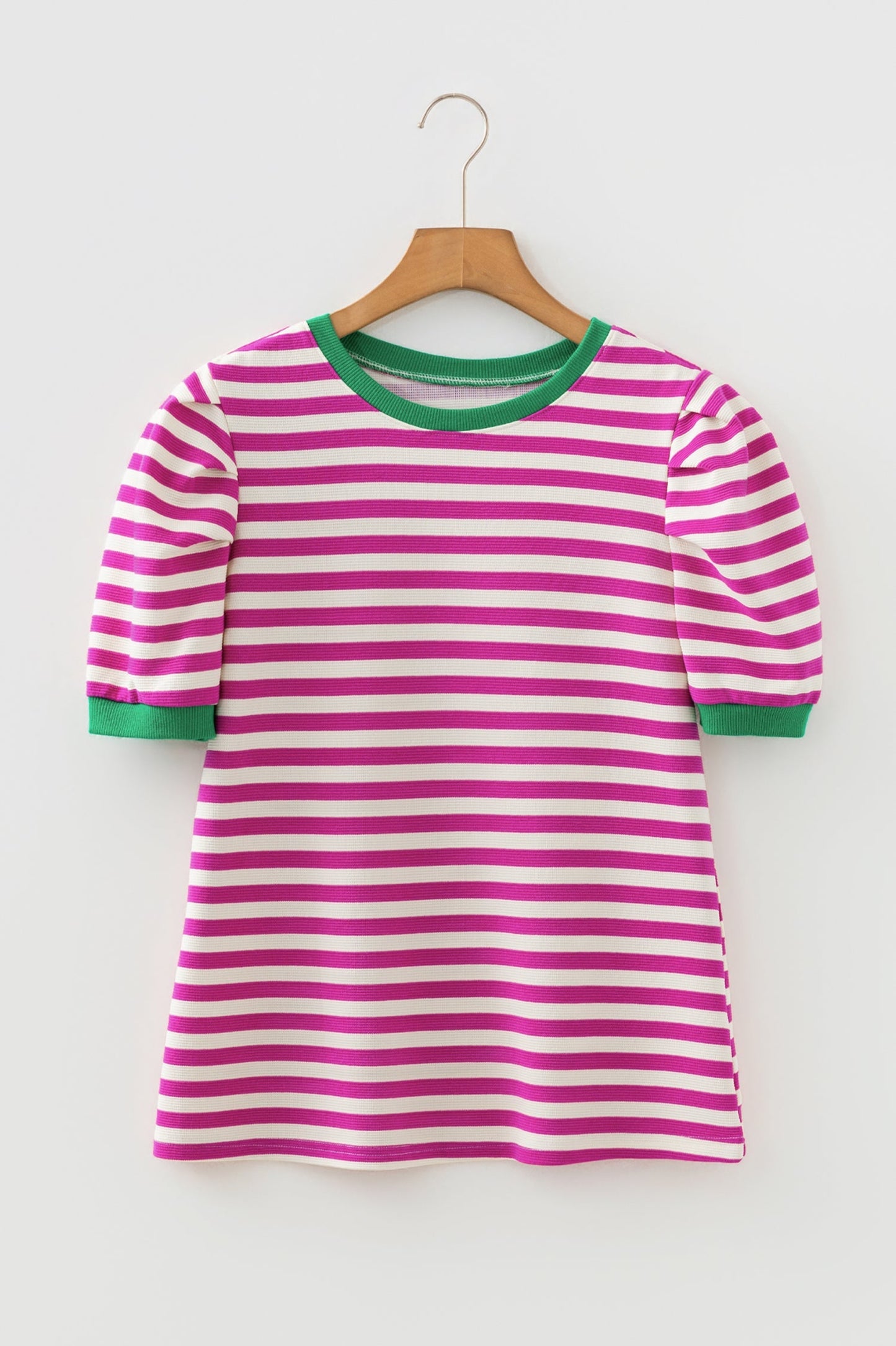 Threaded Pear Nova Sleeve Contrast Trim Tee