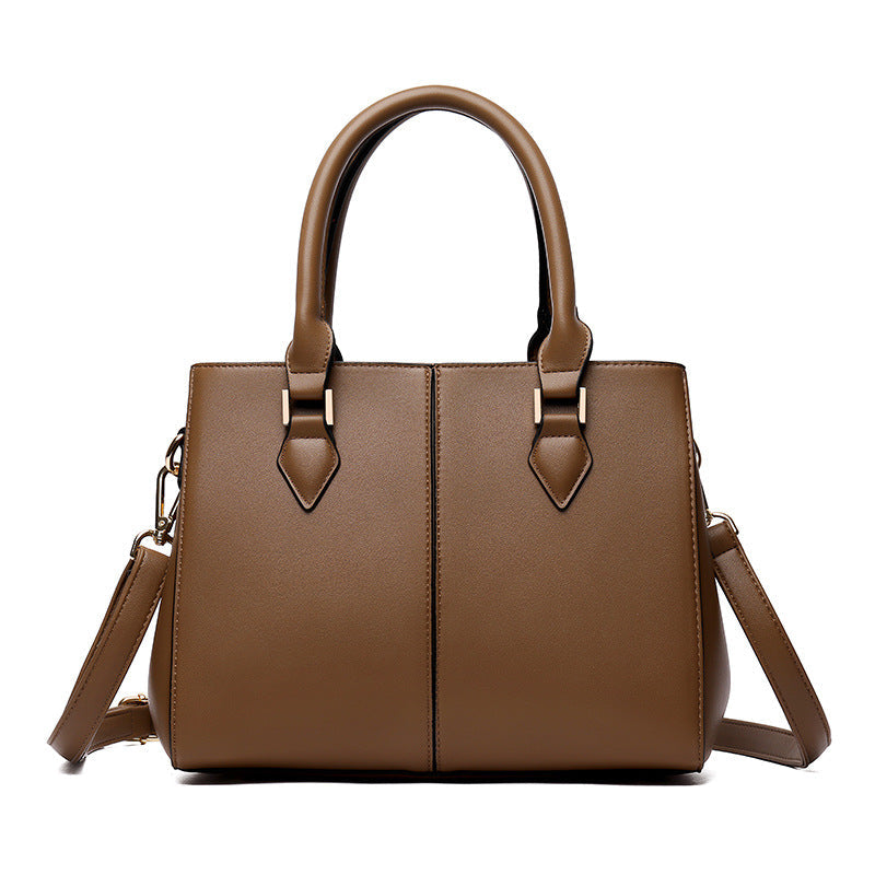 Women’s Soft Leather Large-Capacity Commuter Bag | Elegant Crossbody & Shoulder Bag | Versatile Multi-Pocket Daily Tote | Premium Vegan Leather Office Bag for Women | 2026 Trendy Work & Travel Bag