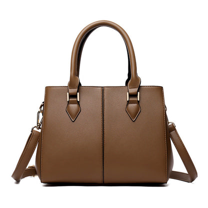 Women’s Soft Leather Large-Capacity Commuter Bag | Elegant Crossbody & Shoulder Bag | Versatile Multi-Pocket Daily Tote | Premium Vegan Leather Office Bag for Women | 2026 Trendy Work & Travel Bag