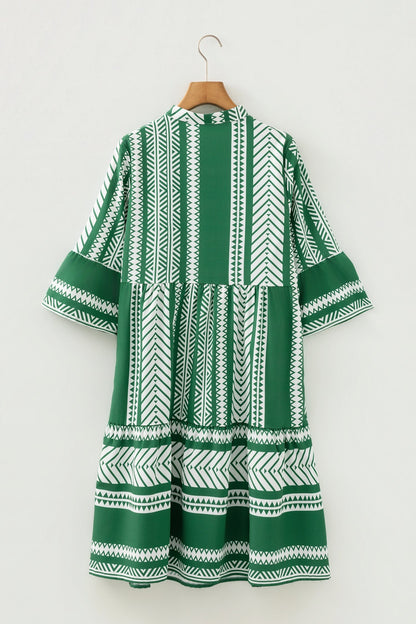 Threaded Pear Mikaela 4 Sleeve Casual Dress