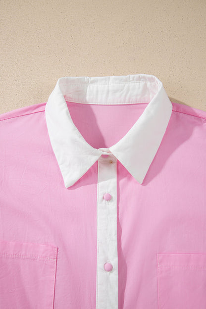 Threaded Pear Francesca Short Sleeve Up Shirt