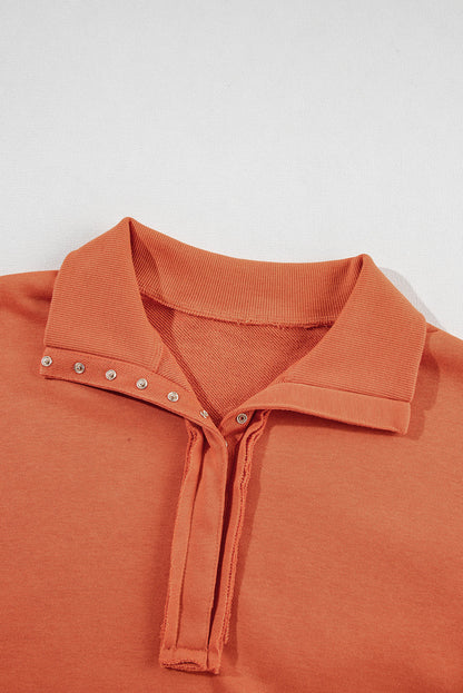 Threaded Pear Luminy Baggy Sweatshirt with Slits
