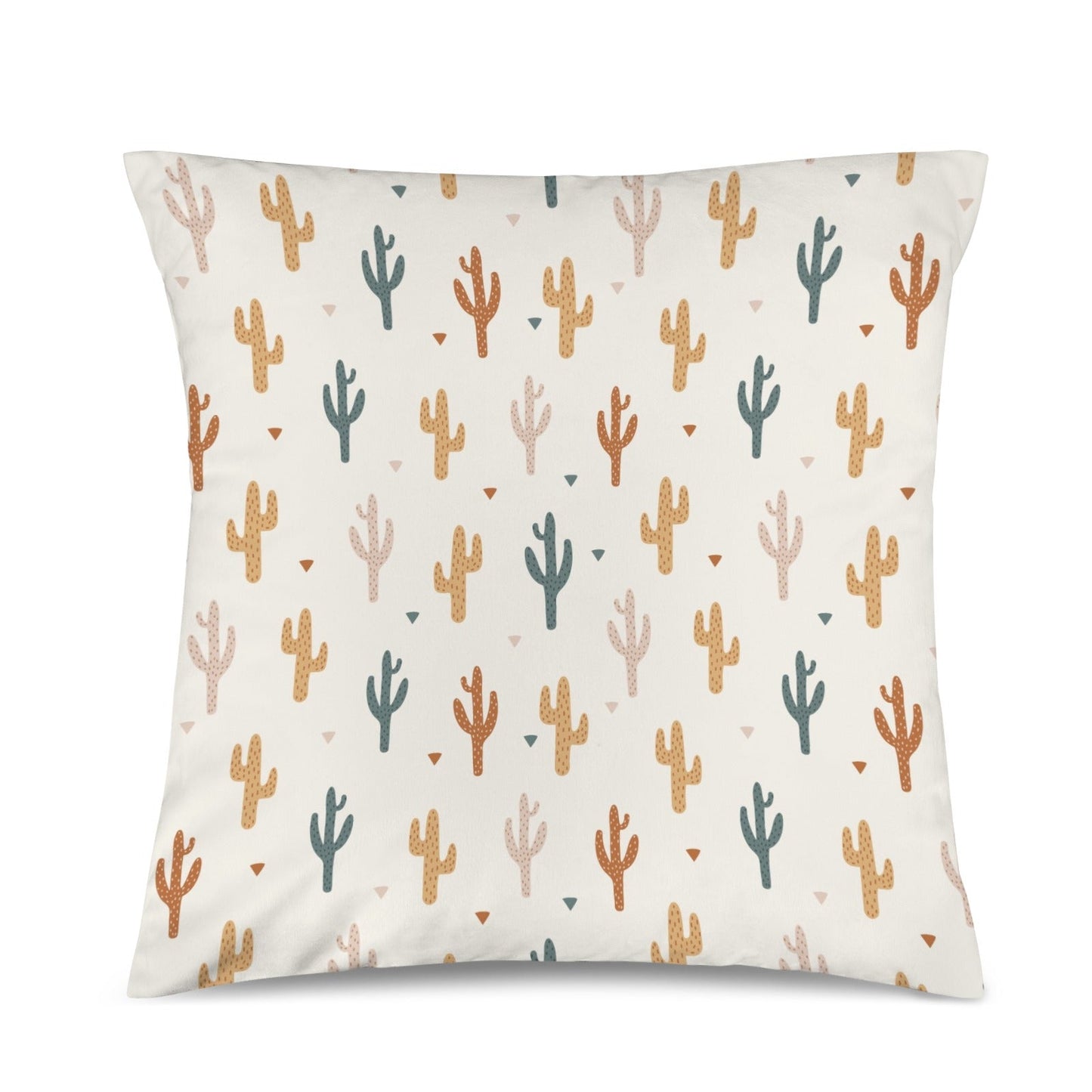 Cactus Velvety Soft Throw Pillow Case Made in America