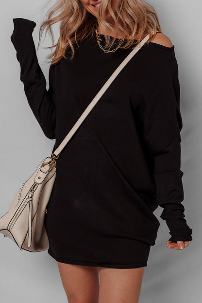 Threaded Pear Scarlett Sleeve Shift Mini Sweater