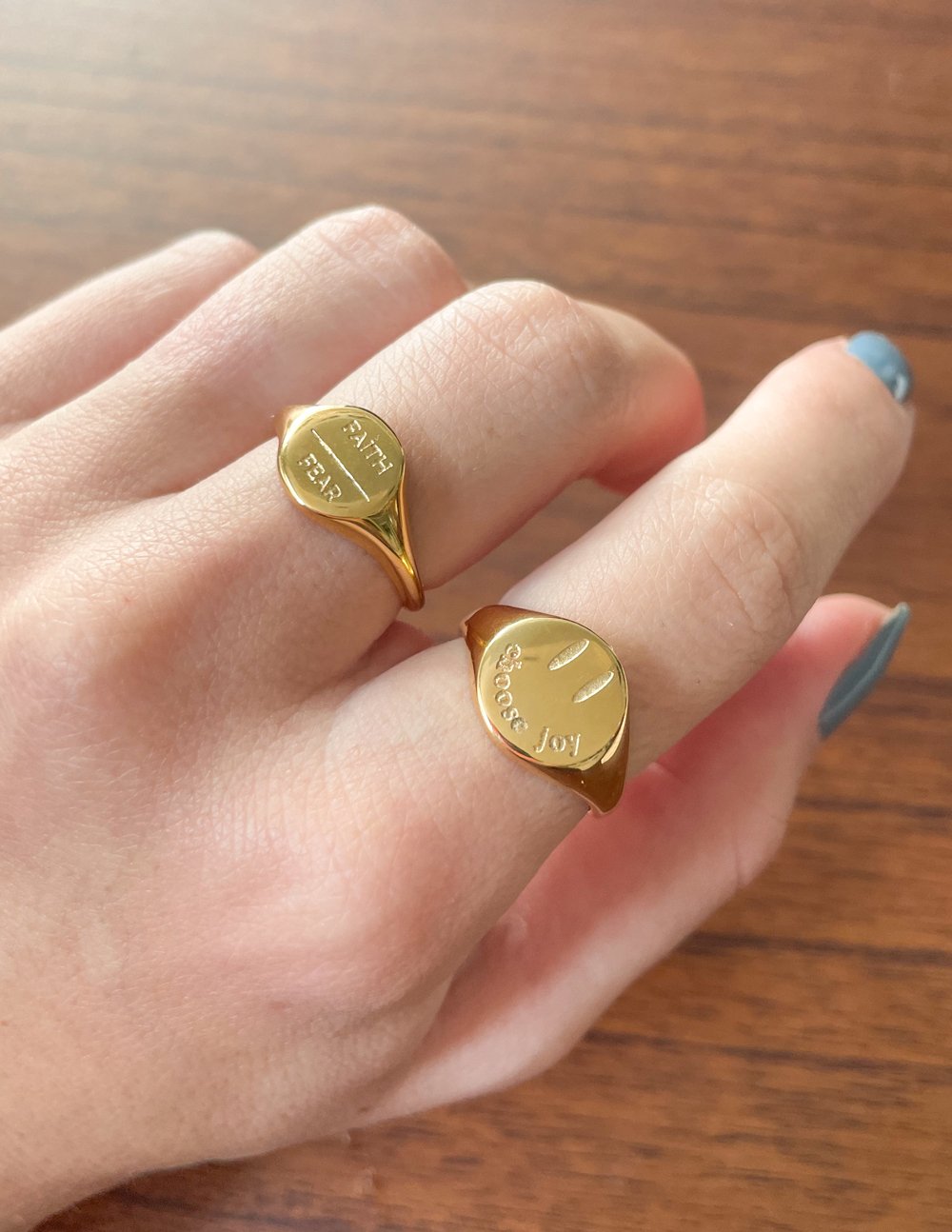 Elevated Faith Faith Over Fear Ring