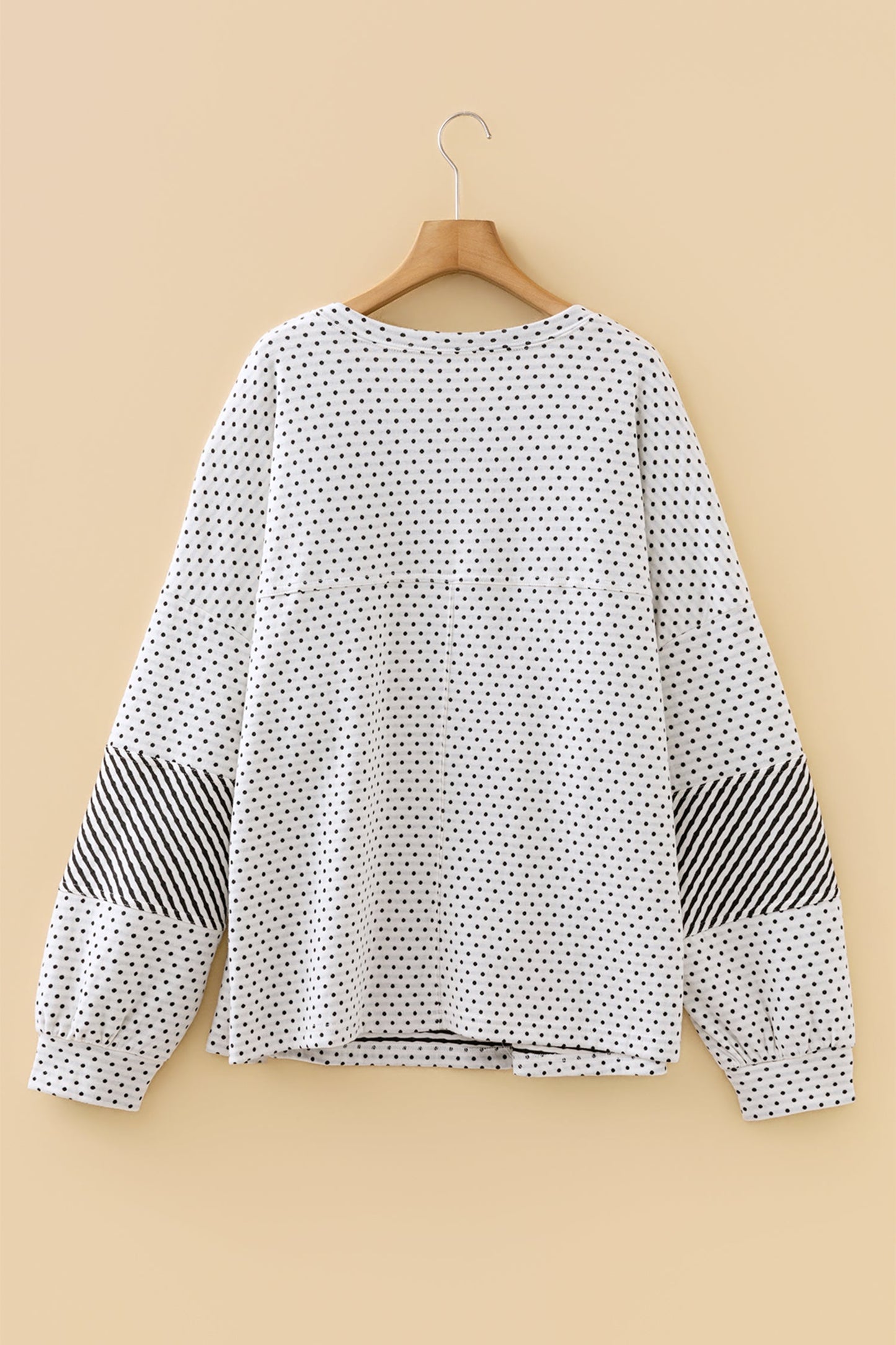Threaded Pear Jordyn Sleeve Henley top Long Sleeve PLUS Top