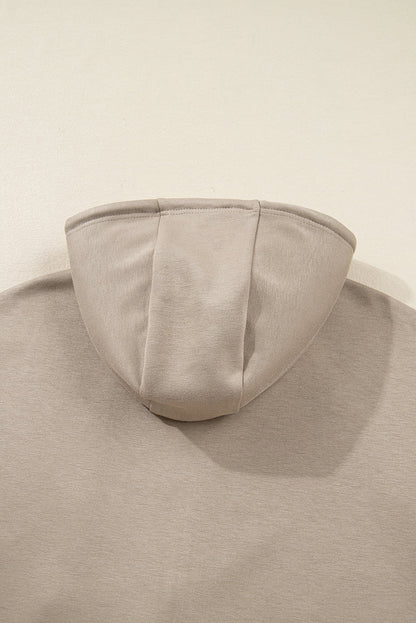 Brielle Bow Embroidered Zip Up Hoodie