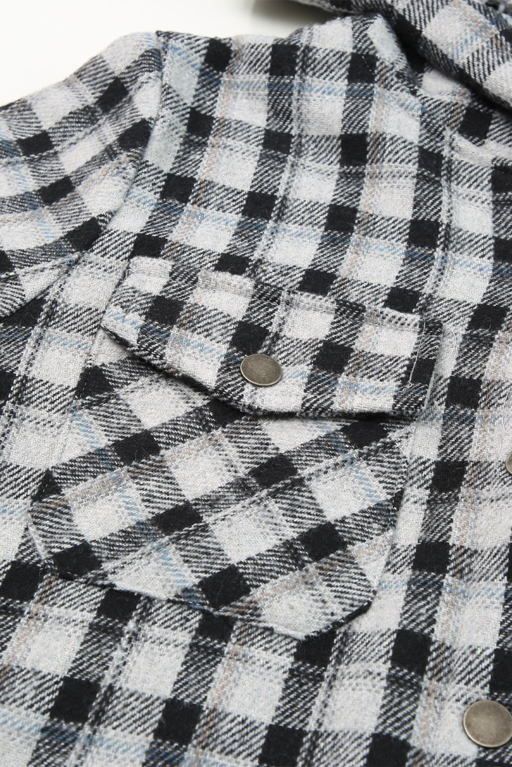 Threaded Pear Evelyn Sherpa Lined Hooded Shacket