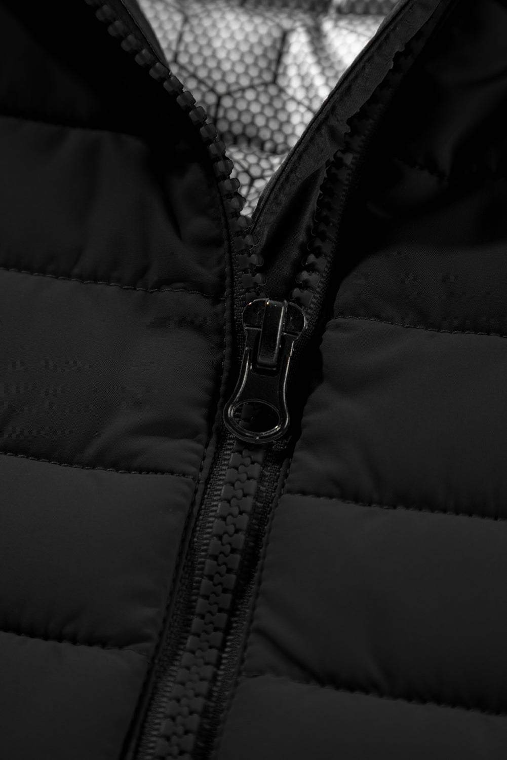 Threaded Pear Harper Quilted Zipped Puffer Vest