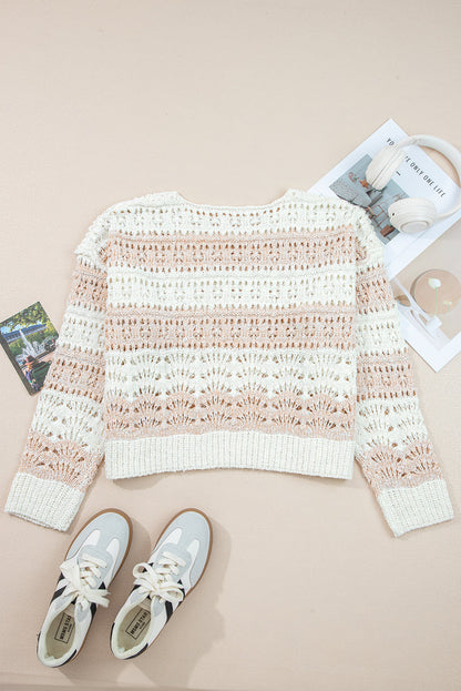 Threaded Pear Zararita Drop Shoulder Casual Sweater