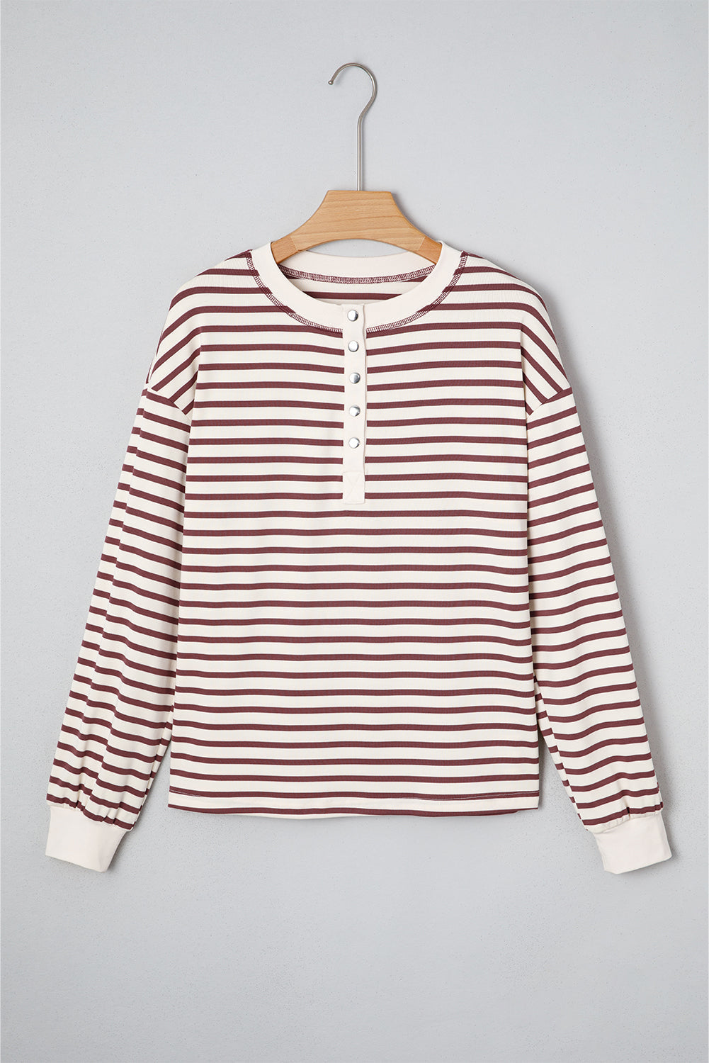 Alice Striped Henley Top