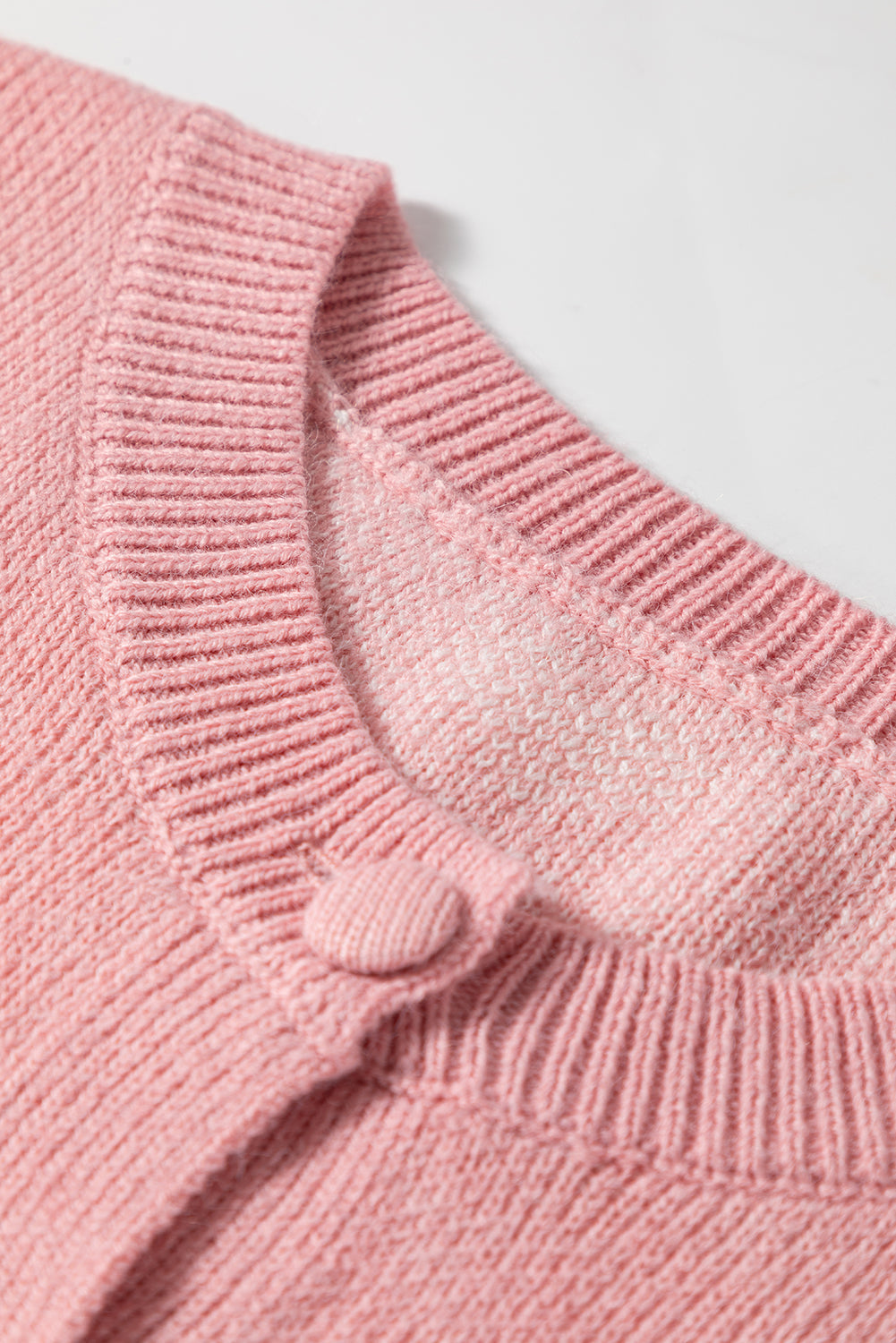 Anna Heart Pattern Button Front Cardigan Sweater