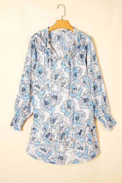 Threaded Pear Juliana Sleeve Flowy Mini Dress