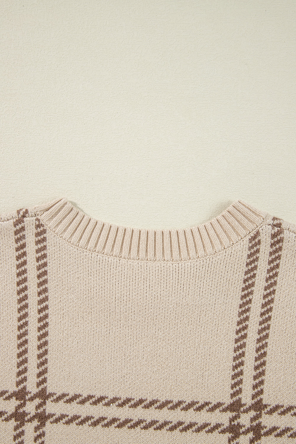 Threaded Pear Madison Knitted Drop Shoulder Sweater