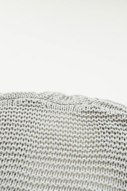 Threaded Pear Oakley Shoulder Puff Sleeve Cardigan
