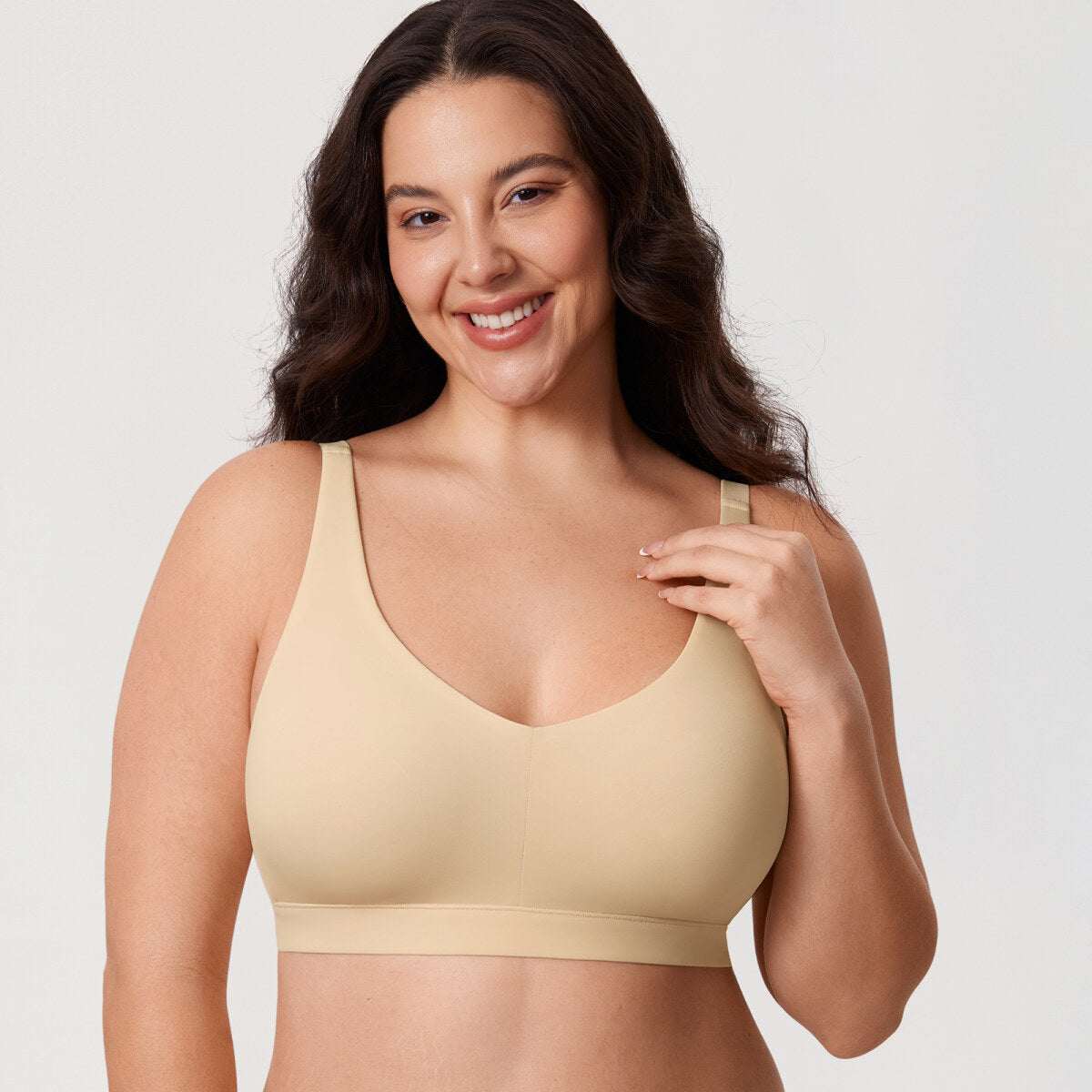 Seamless Full Coverage Wirefree Comfort Bralette