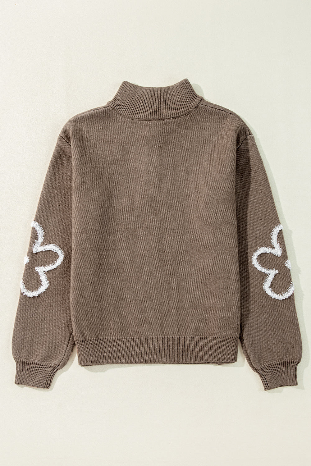 Threaded Pear Eleanor Half Zipper Stand Sweater