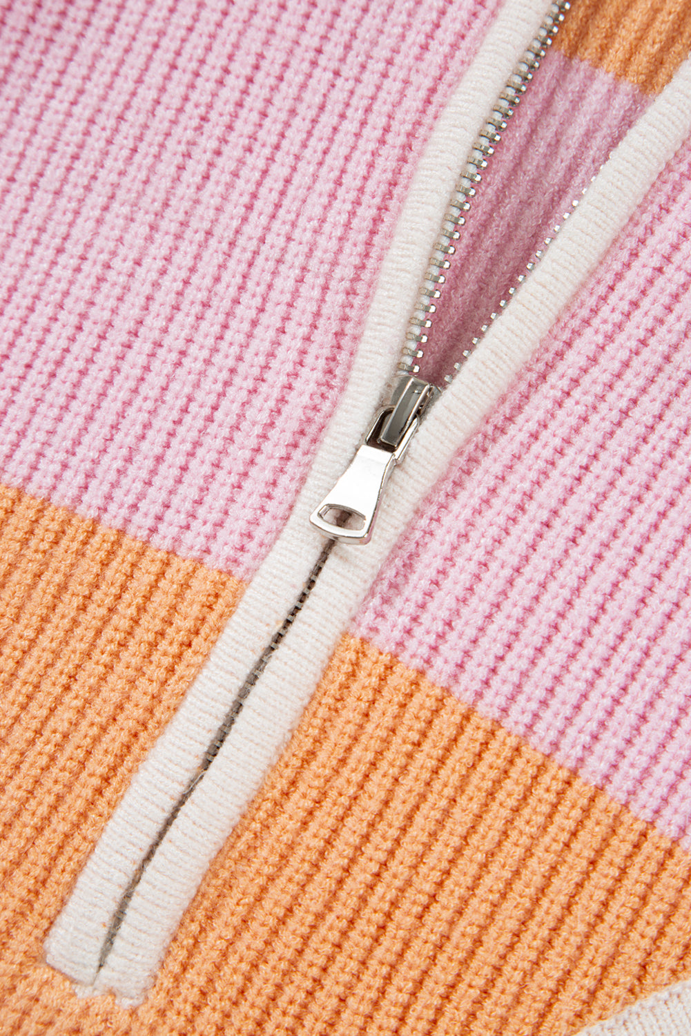 Threaded Pear Claire Half Zip Oversize Sweater