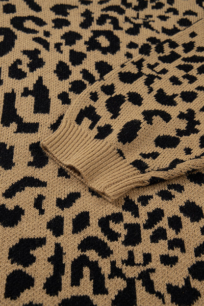 Threaded Pear Elyse Trim Drop Shoulder Sweater