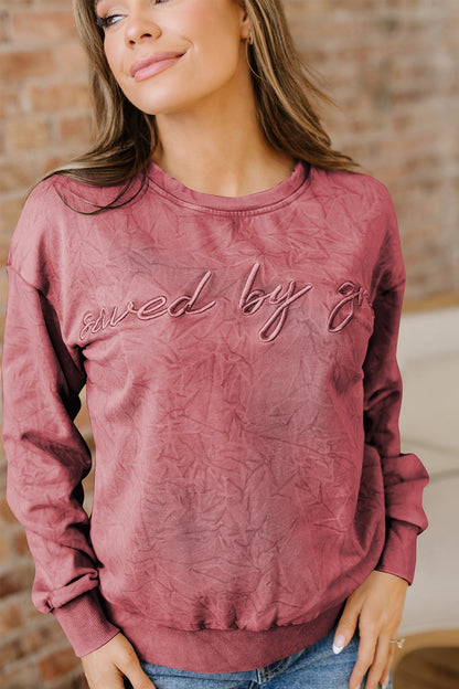 Threaded Pear Kaia Mineral Wash Loose Sweatshirt