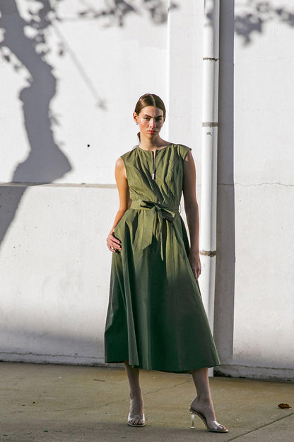 Delicate Dreams Woven Midi Dress