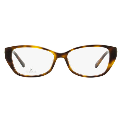 Swarovski Rectangular Eyeglasses SK5391 052 Dark Havana 53mm