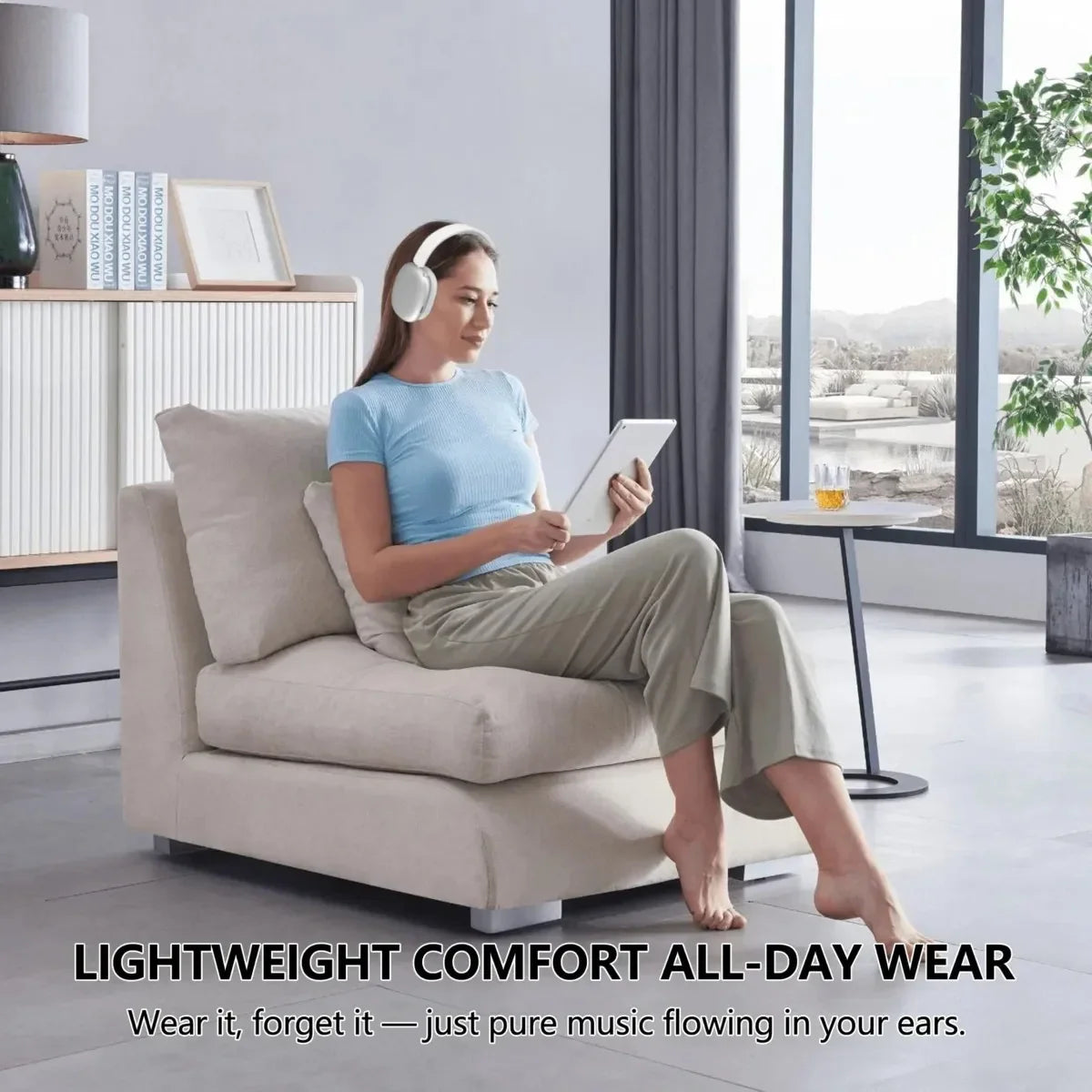 Foldable Wireless Headset with Rotary Control