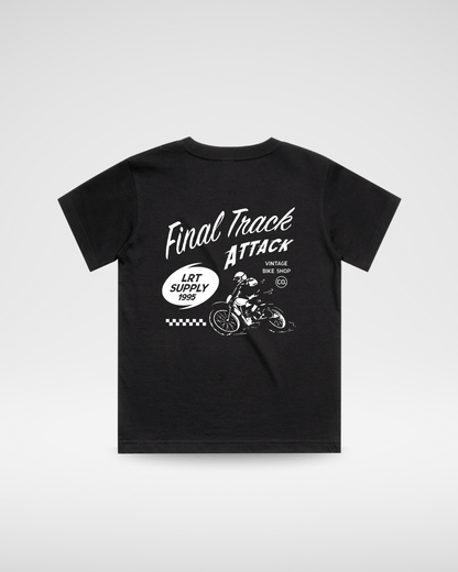 Final Track Attack Tee - Black