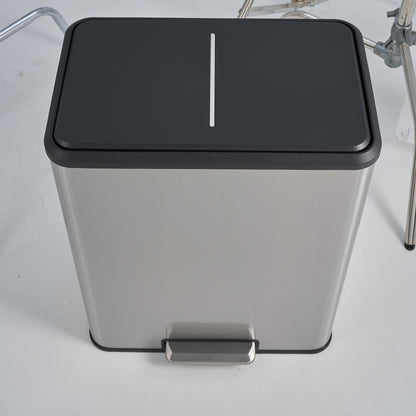 4 Supply Stainless Steel Kitchen Trash Can