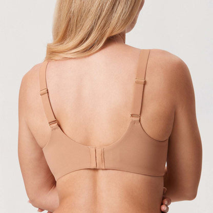 Sheer Double-Layer Mesh Full Coverage Underwire Support Bra