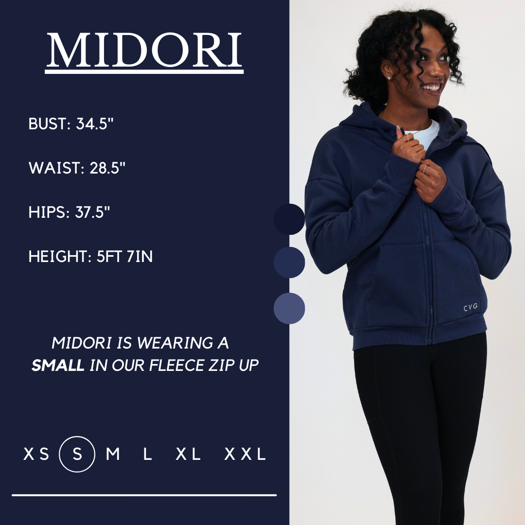 Constantly Varied Gear Fleece Zip Up - Navy