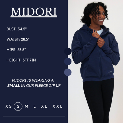 Constantly Varied Gear Fleece Zip Up - Navy