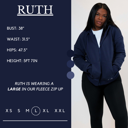 Constantly Varied Gear Fleece Zip Up - Navy
