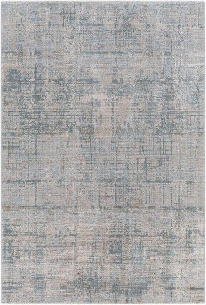 Fallin Gray Thick Luxe Abstract Striped Rug