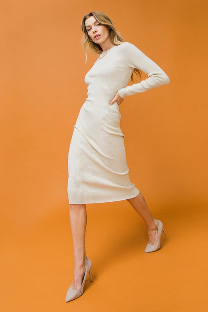 Be With You Sweater Midi Dress