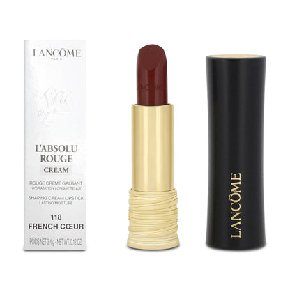 Lancôme L'Absolu Rouge Cream Red Lipstick 118 French Coeur
