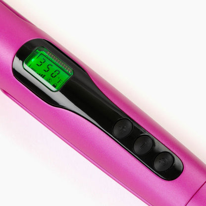 "2-in-1 Twist" Digital Curler & Straightener - Purple