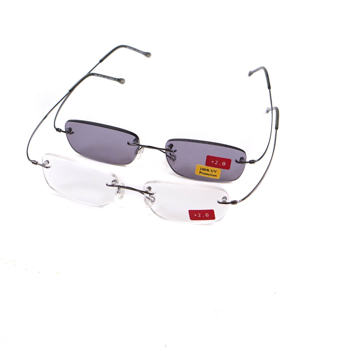 Reading Glasses +2.0 by Fabris Lane x 2  Tinted and Non Tinted