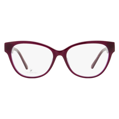 Swarovski Crystal Row Eyeglasses SK5392 052 Dark Havana 55mm