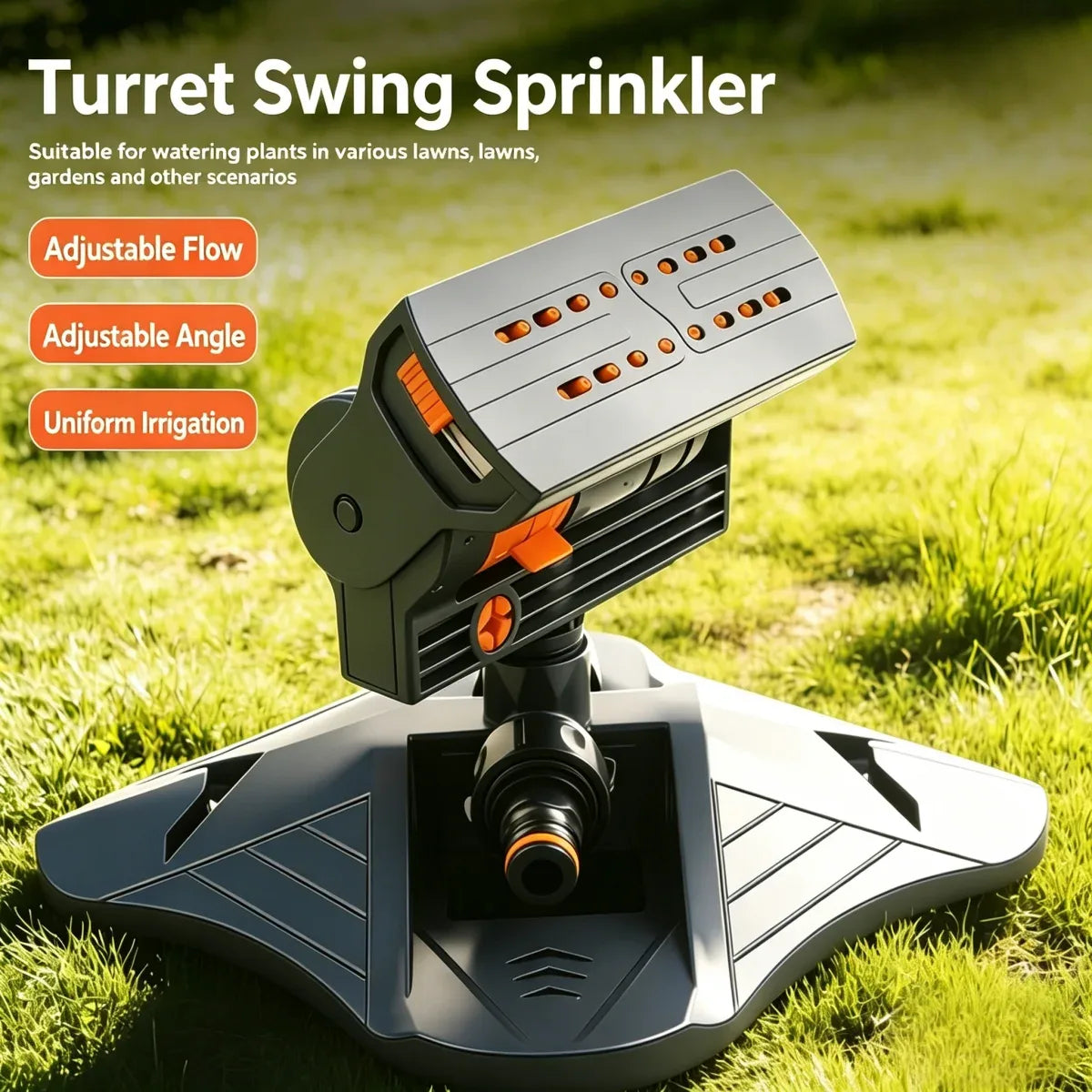 16-Hole Automatic Oscillating Sprinkler