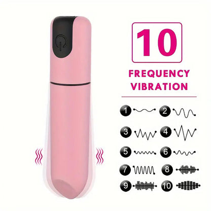 Blissed Mini Bullet Massager – Waterproof, Soft Silicone, Discreet Vibrator