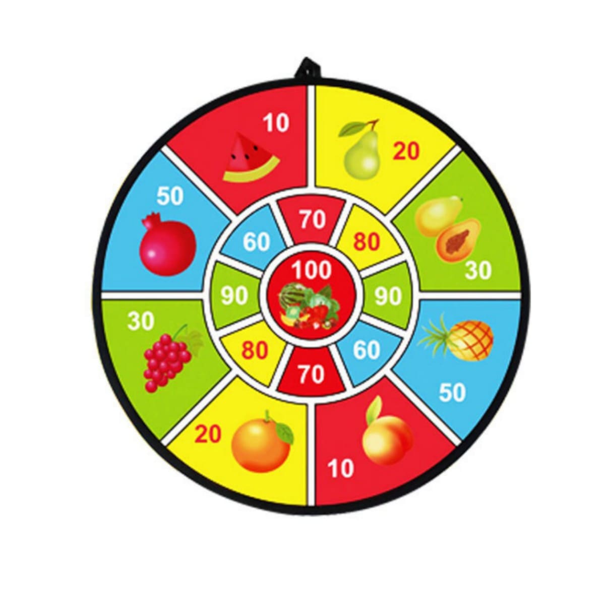 Foldable Fabric Dart Board with Sticky Balls