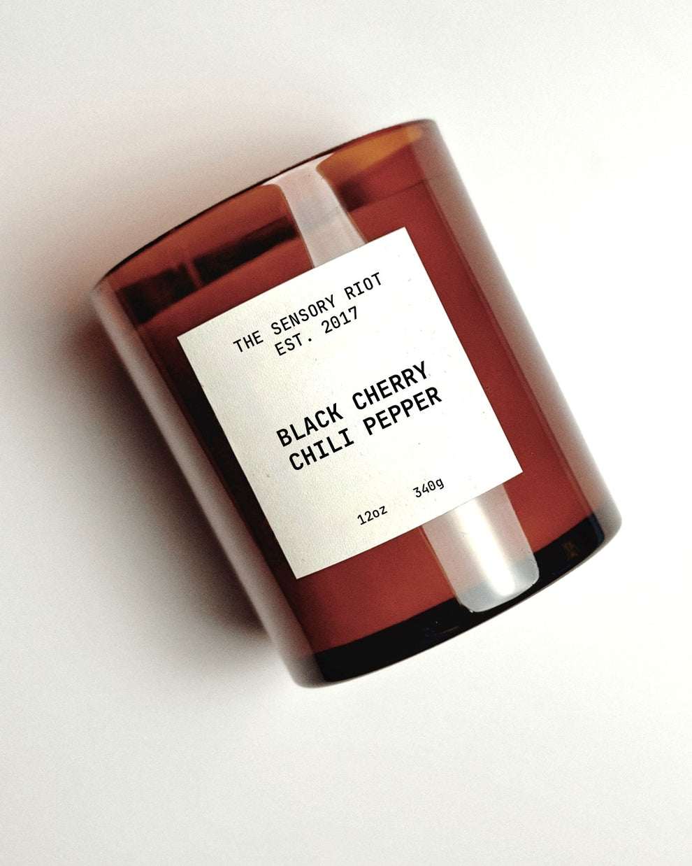Black Cherry Chili Pepper Candle