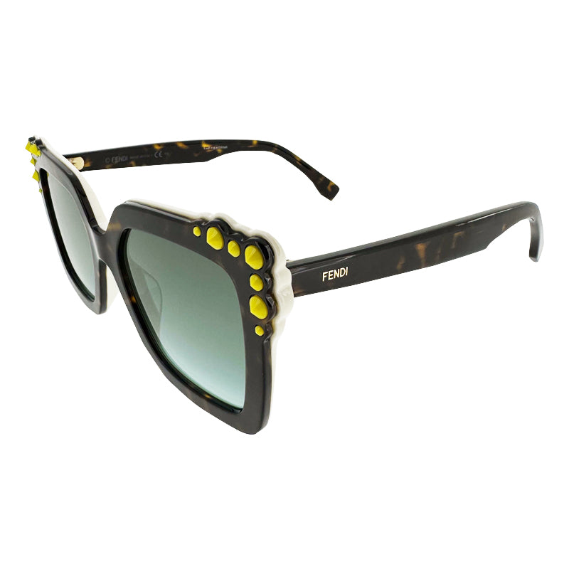 Fendi Havana Cat Eye Women's Sunglasses 0260/S