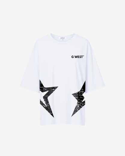 G West Womens Arch Logo Oversized Tee